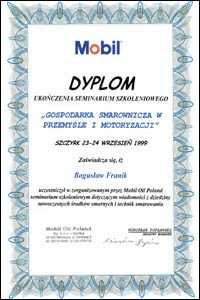 dexol certyfikat GS 1999 BF