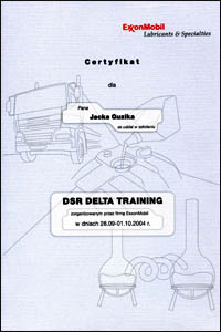 dexol certyfikat delta JG